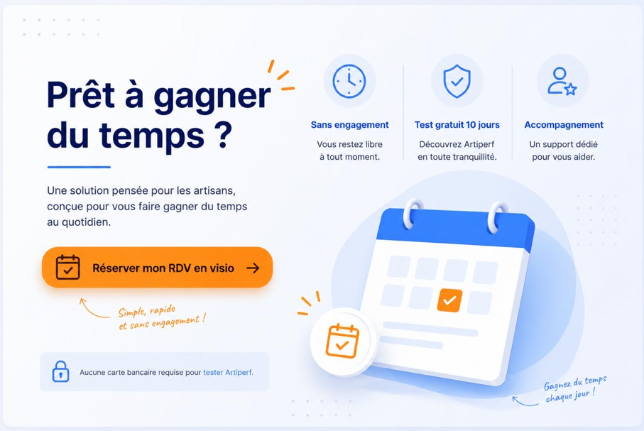 Prêt à gagner du temps ? Réservez votre RDV en visio